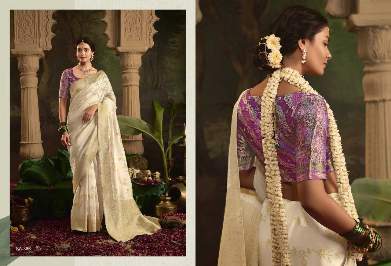 YNF CRAPE SILK KIMORA KESH235 RAAS CLOTHING BRANDS WHOLESALE SAREE MANUFACTURER