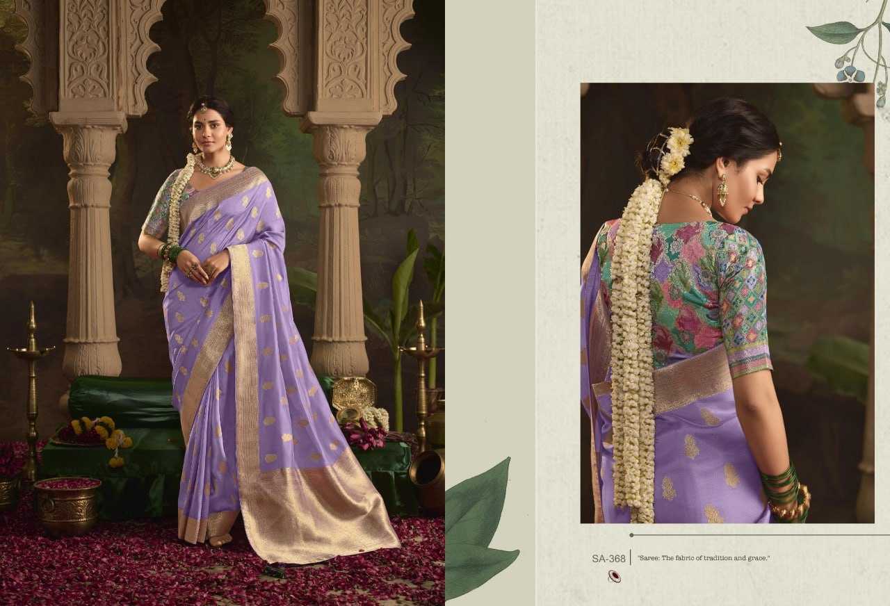YNF CRAPE SILK KIMORA KESH235 RAAS CLOTHING BRANDS WHOLESALE SAREE MANUFACTURER