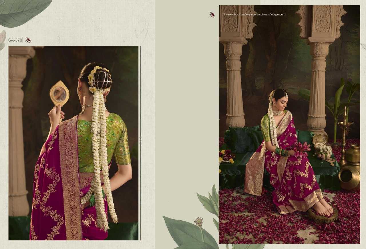 YNF CRAPE SILK KIMORA KESH235 RAAS CLOTHING BRANDS WHOLESALE SAREE MANUFACTURER