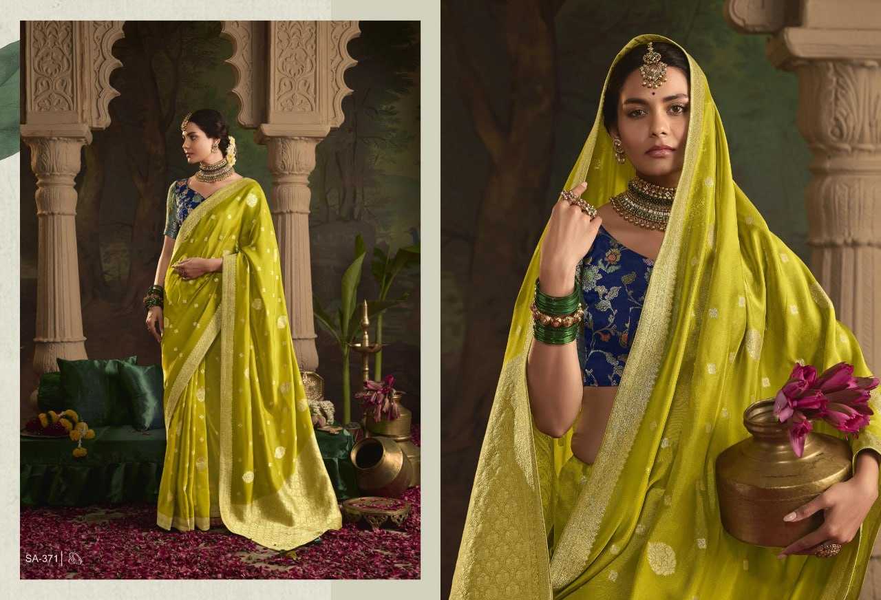 YNF CRAPE SILK KIMORA KESH235 RAAS CLOTHING BRANDS WHOLESALE SAREE MANUFACTURER