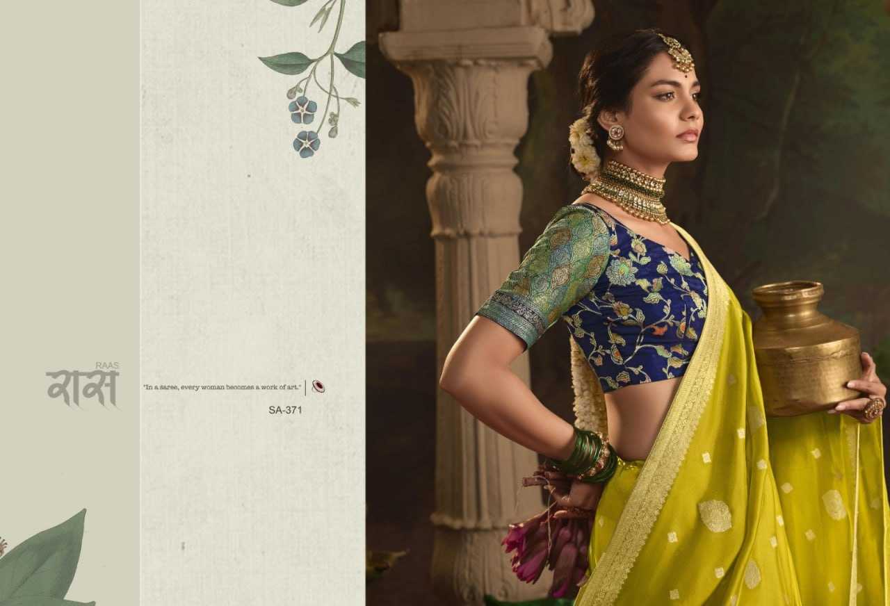 YNF CRAPE SILK KIMORA KESH235 RAAS CLOTHING BRANDS WHOLESALE SAREE MANUFACTURER
