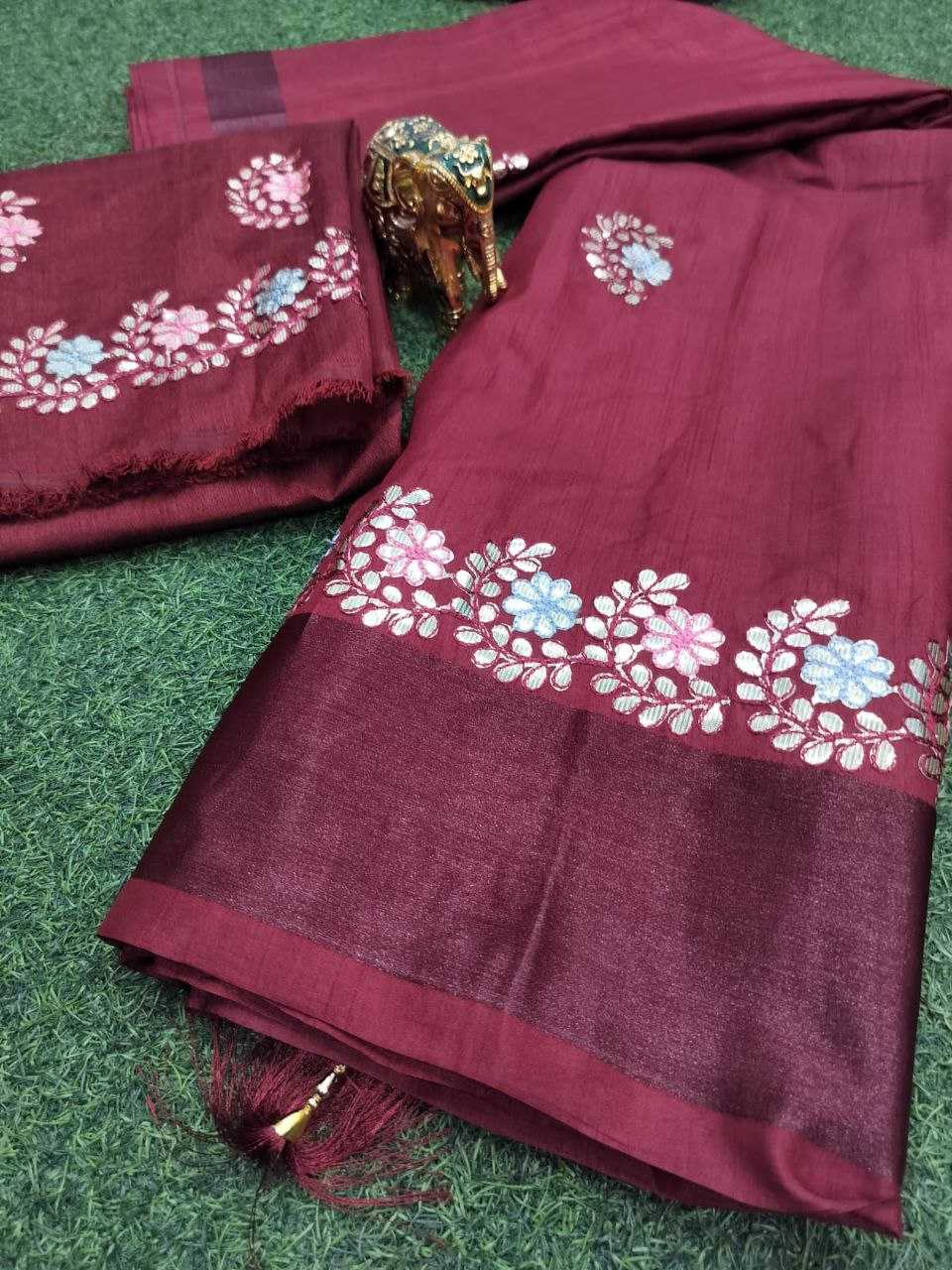 YNF DOLA SILK KESH179 AHB107 SILK SAREES WHOLESALE DOLA SILK ZARI BORDERED SILK MAROON SILK SAREES MANUFACTURER