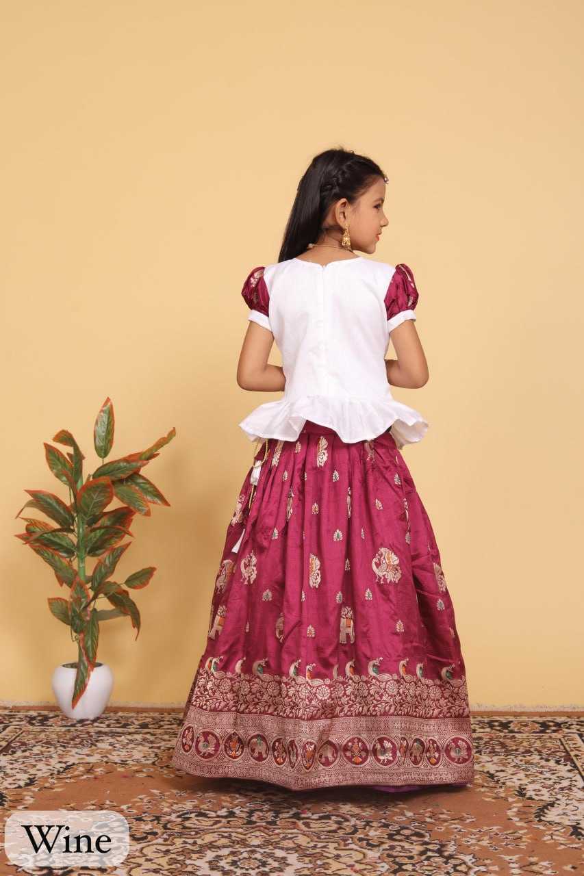 YNF DOLA SILK RIN192 8059 KIDS WEAR WHOLESALE KIDS LEHENGA KIDS TRADITIONAL OUTFITS KIDS LEHENGA CHOLI KIDS FESTIVE WEAR KIDS WEDDING OUTFITS MANUFACTURER