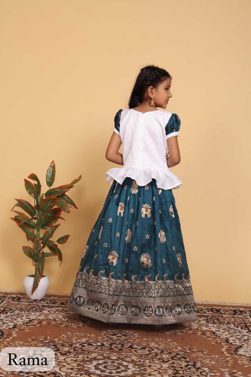 YNF DOLA SILK RIN192 8059 KIDS WEAR WHOLESALE KIDS LEHENGA KIDS TRADITIONAL OUTFITS KIDS LEHENGA CHOLI KIDS FESTIVE WEAR KIDS WEDDING OUTFITS MANUFACTURER