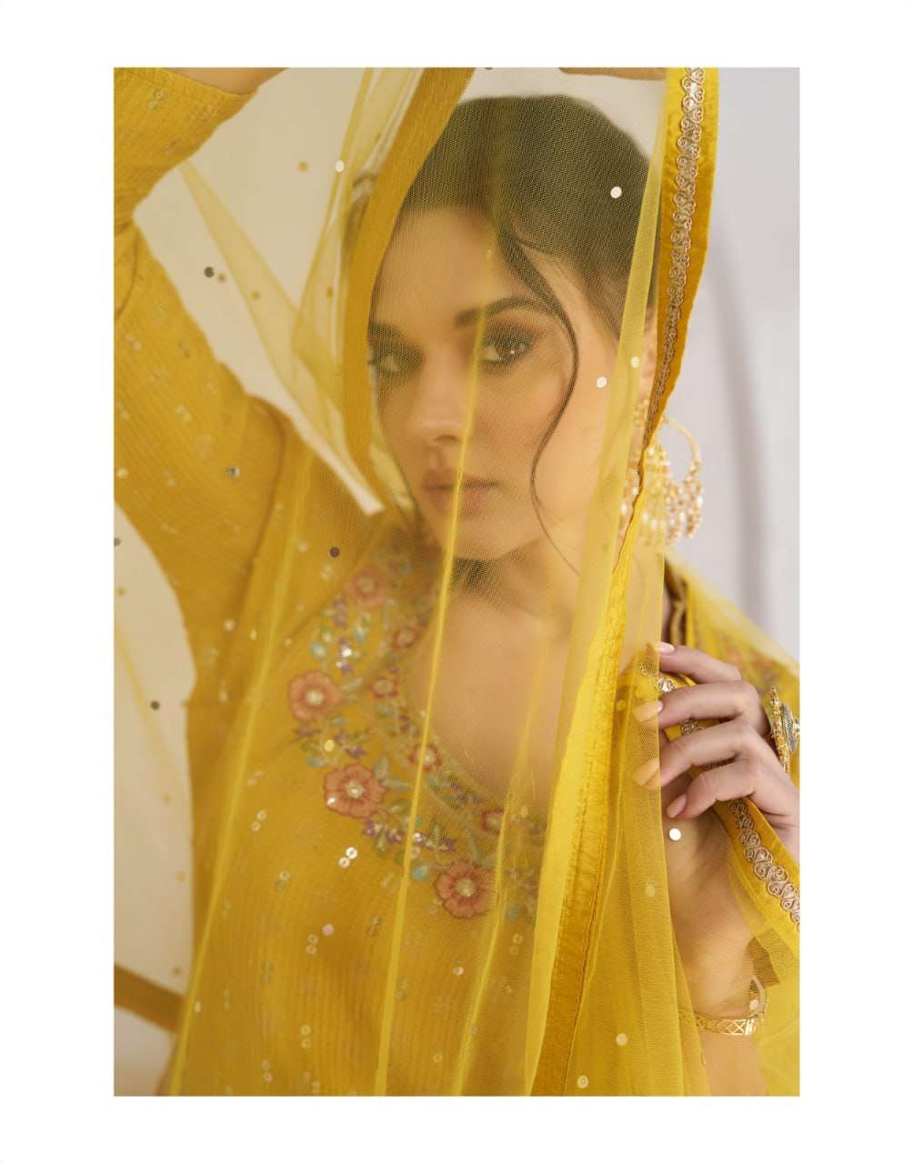 YNF GEORGETTE AASHIRWAD KESH233 AARZOO CLOTHING BRANDS WHOLESALE SUIT ADN DRESS MANUFACTURER
