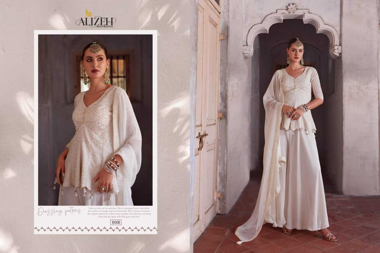YNF GEORGETTE ALIZEH OFFICIAL KESH233 GULBAHAR - 5 CLOTHING BRANDS WHOLESALE SUIT MANUFACTURER