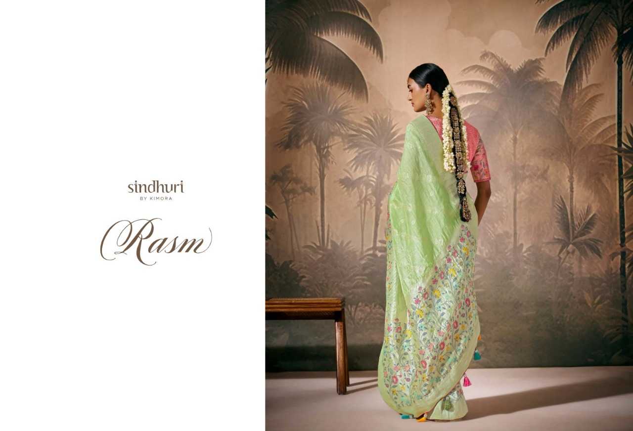 YNF GEORGETTE KIMORA RIN195 Rasm CLOTHING BRANDS WHOLESALE SAREES MANUFACTURER