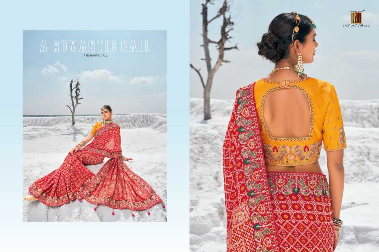 YNF GEORGETTE M.N KESH113 POSHAK VOL -1 CLOTHING BRANDS WHOLESALE SAREES MANUFACTURER