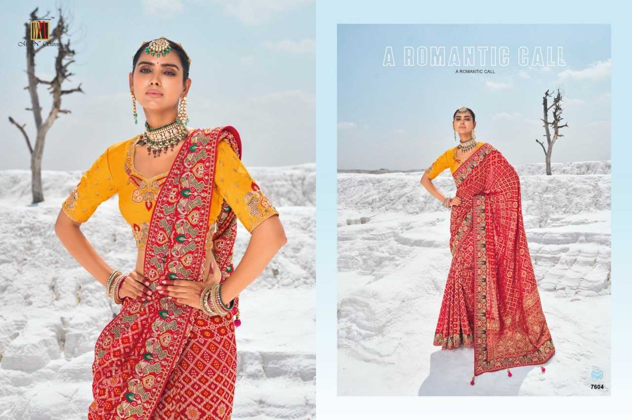 YNF GEORGETTE M.N KESH113 POSHAK VOL -1 CLOTHING BRANDS WHOLESALE SAREES MANUFACTURER