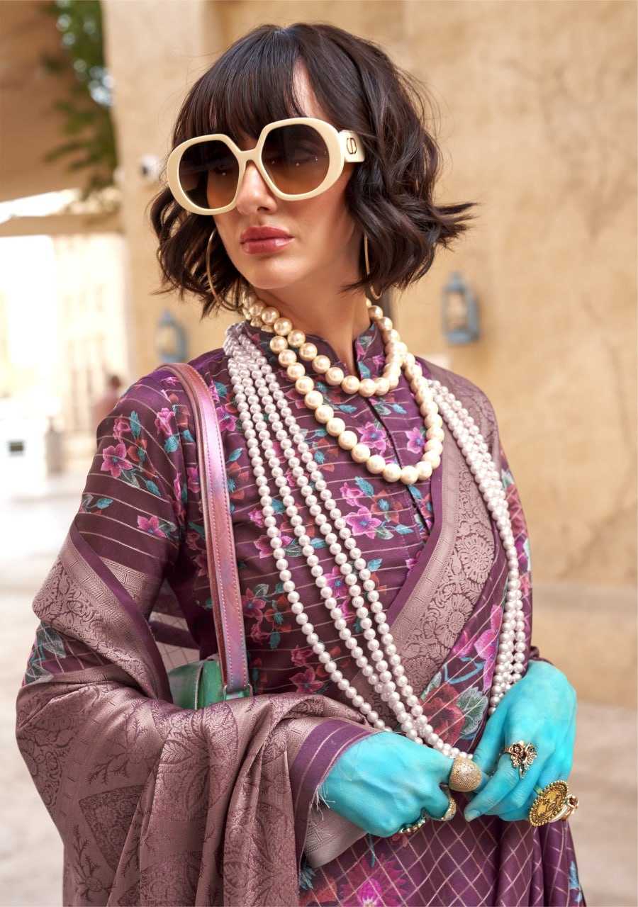YNF GEORGETTE RAJ TEX KESH235 K.U.R.O CLOTHING BRANDS WHOLESALE SAREE MANUFACTURER