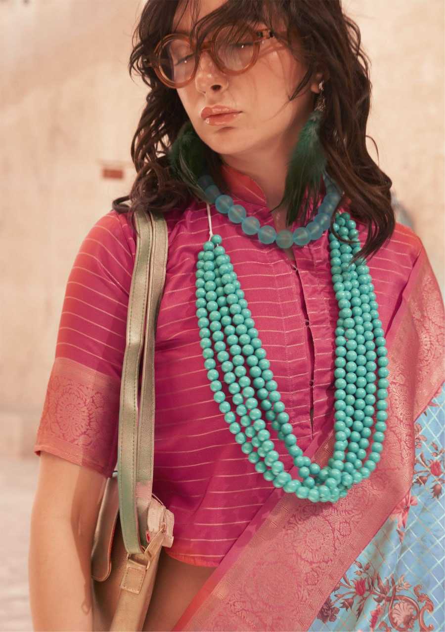 YNF GEORGETTE RAJ TEX KESH235 K.U.R.O CLOTHING BRANDS WHOLESALE SAREE MANUFACTURER