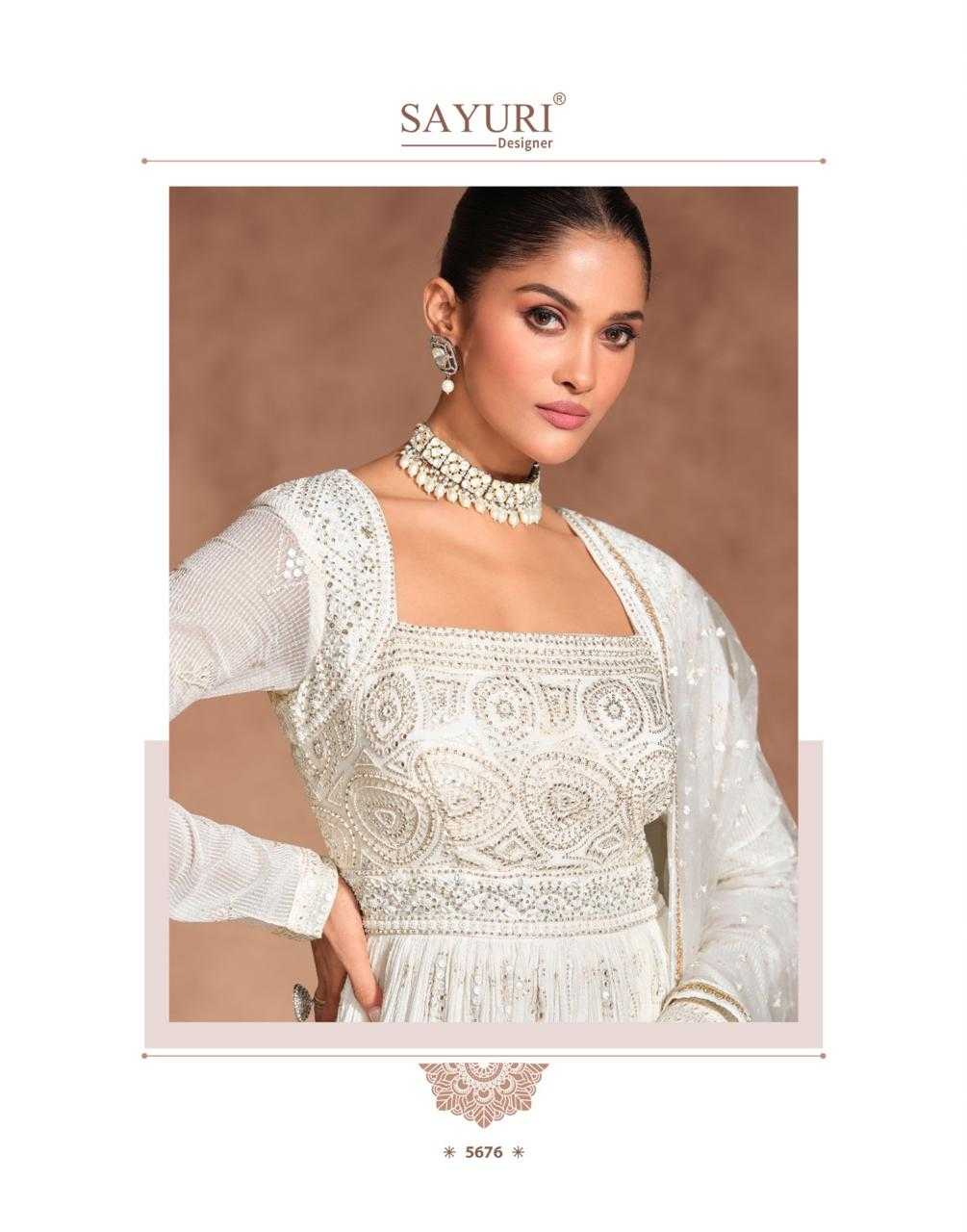 YNF GEORGETTE SAYURI KESH233 IZHAAR CLOTHING BRANDS WHOLESALE GOWNS MANUFACTURER