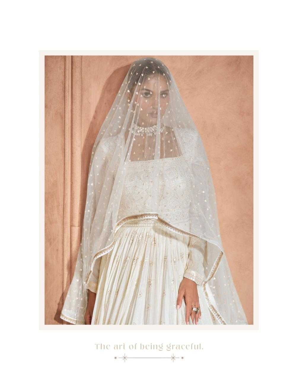 YNF GEORGETTE SAYURI KESH233 IZHAAR CLOTHING BRANDS WHOLESALE GOWNS MANUFACTURER