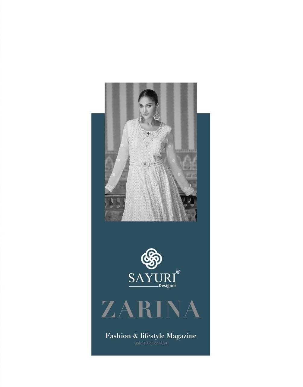 YNF GEORGETTE SAYURI KESH233 ZARINA CLOTHING BRANDS WHOLESALE GOWNS MANUFACTURER