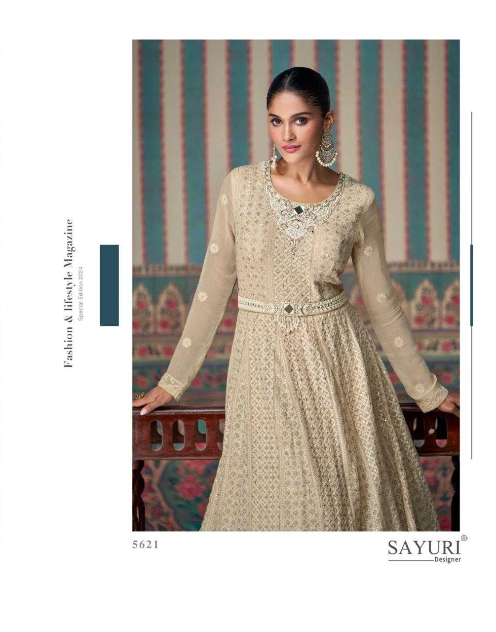 YNF GEORGETTE SAYURI KESH233 ZARINA CLOTHING BRANDS WHOLESALE GOWNS MANUFACTURER