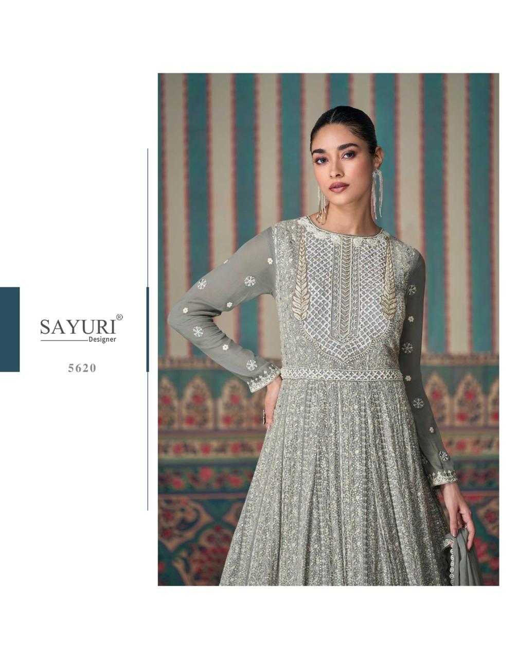YNF GEORGETTE SAYURI KESH233 ZARINA CLOTHING BRANDS WHOLESALE GOWNS MANUFACTURER