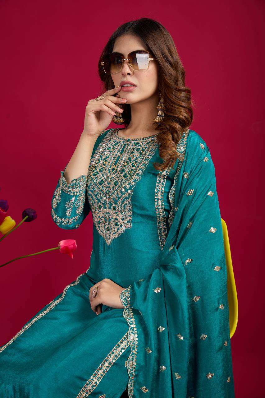 YNF KESH128 5001 SUITS & DRESSES WHOLESALE EMBROIDERY PARTY WEAR LADIES ZARI SUITS MANUFACTURER