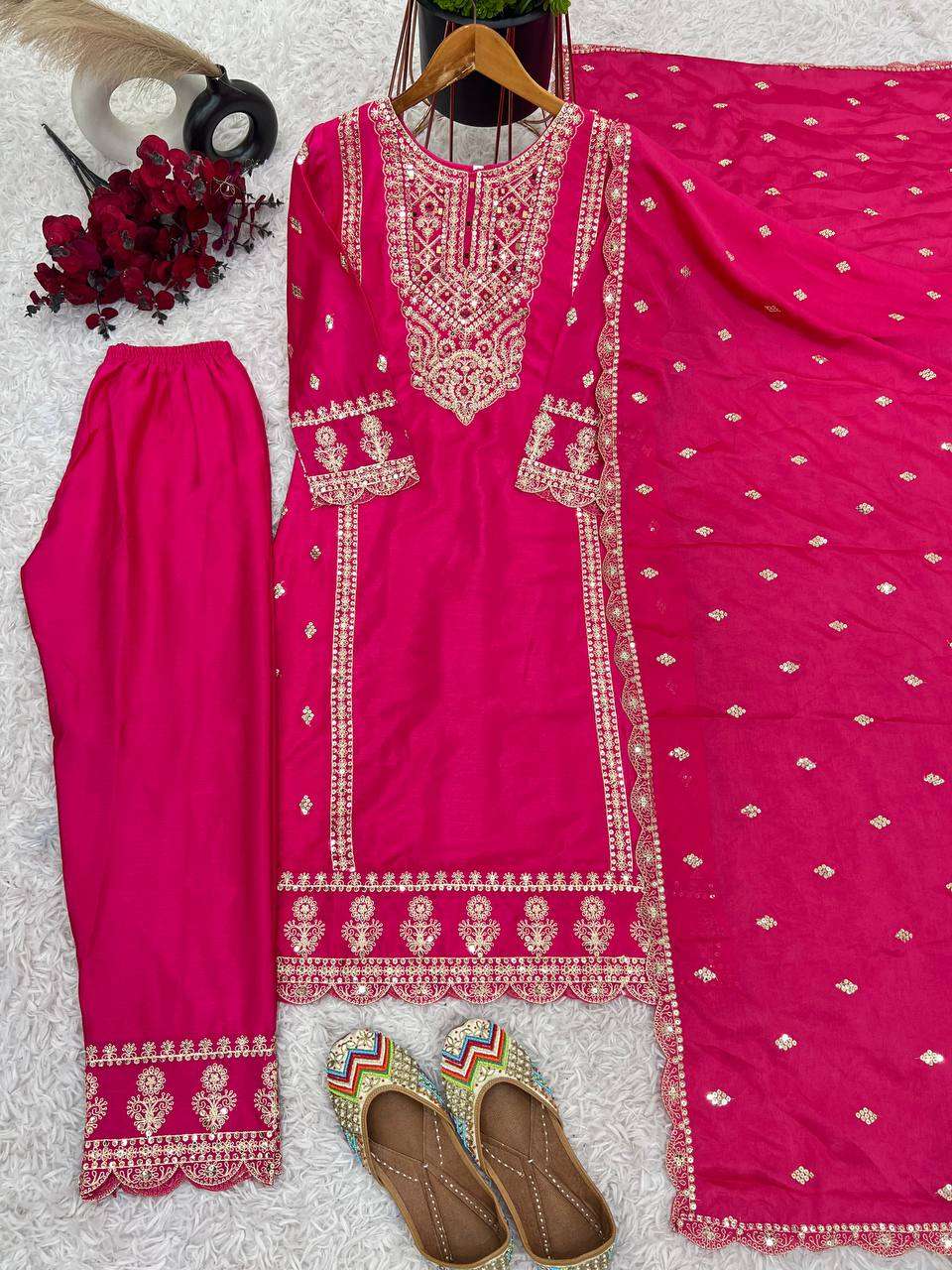 YNF KESH128 5001 SUITS & DRESSES WHOLESALE EMBROIDERY PARTY WEAR LADIES ZARI SUITS MANUFACTURER