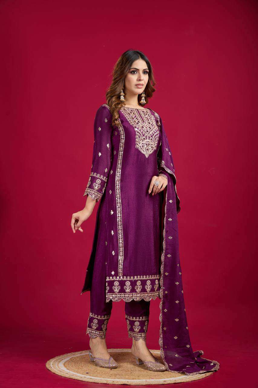 YNF KESH128 5001 SUITS & DRESSES WHOLESALE EMBROIDERY PARTY WEAR LADIES ZARI SUITS MANUFACTURER