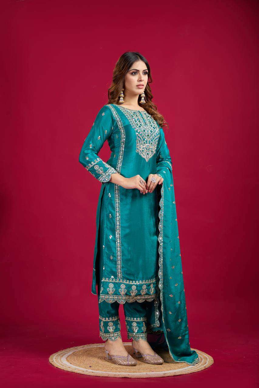 YNF KESH128 5001 SUITS & DRESSES WHOLESALE EMBROIDERY PARTY WEAR LADIES ZARI SUITS MANUFACTURER