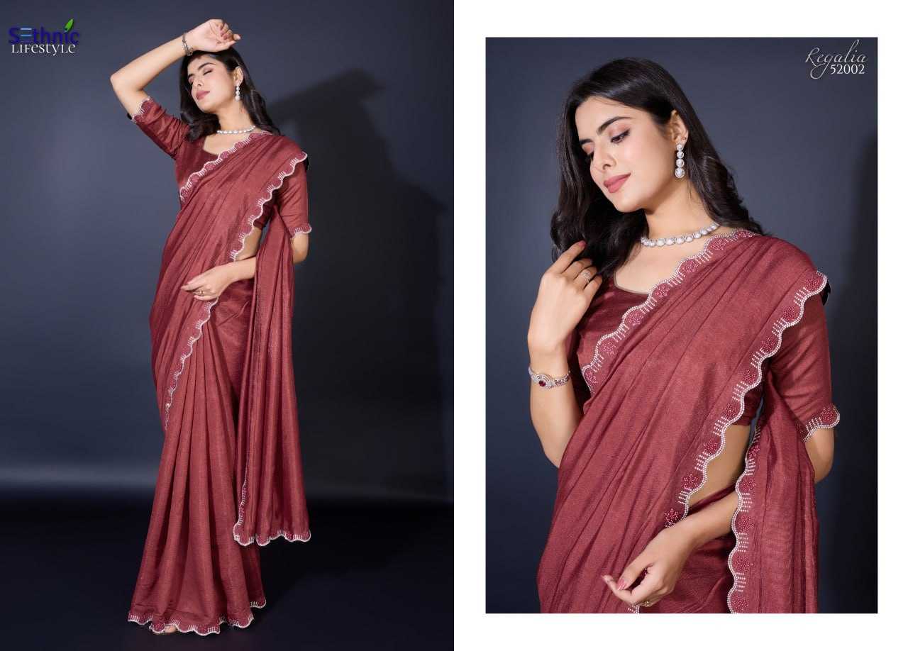 YNF KHADI SETHNIC LIFESTYLE KESH113 Regalia CLOTHING BRANDS WHOLESALE SAREES MANUFACTURER