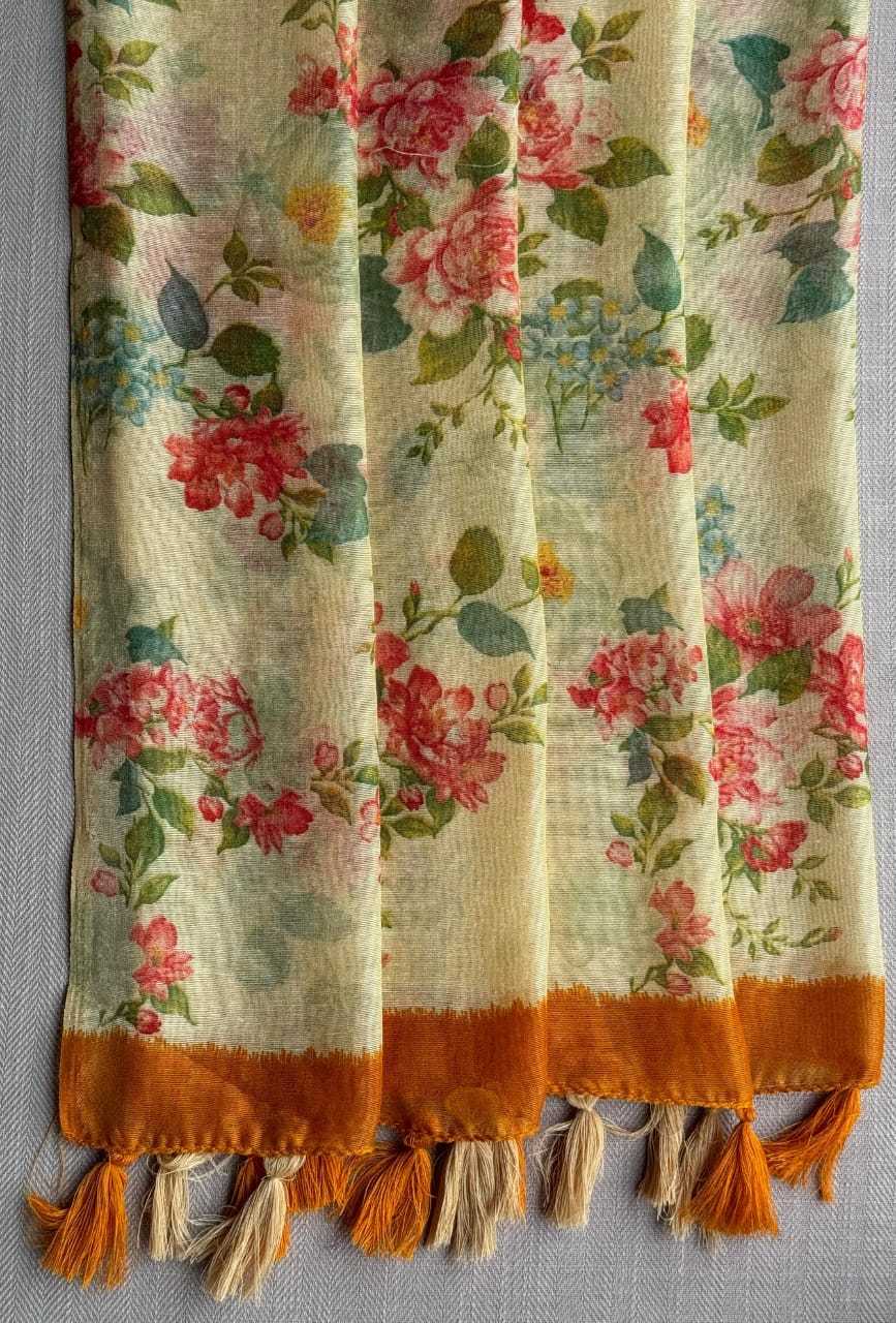 YNF LINEN KESH261 KTS02 SAREES WHOLESALE PRINTED LADIES LINEN OFFICE WEAR SAREES MANUFACTURER