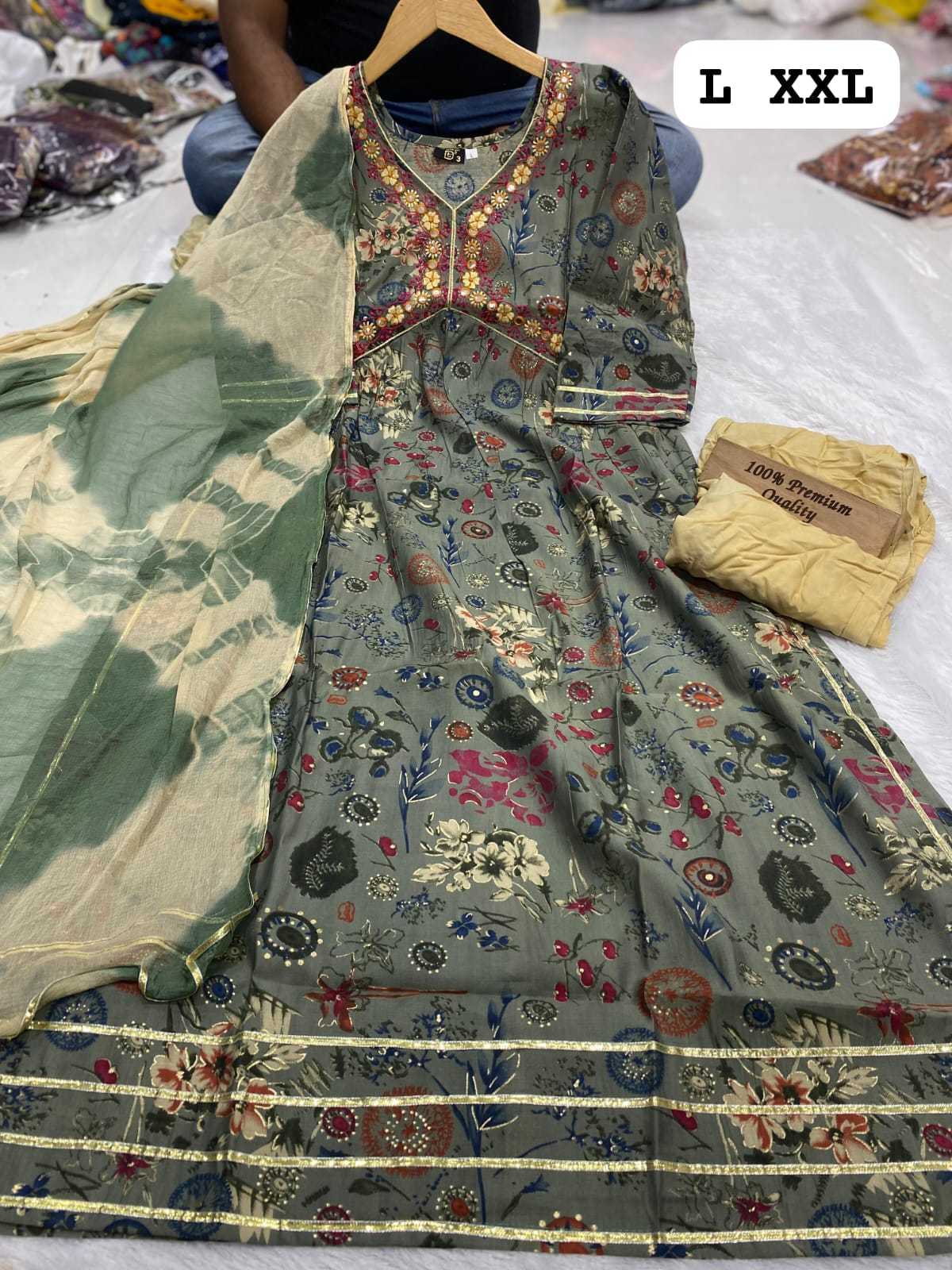 YNF MASLIN KESH258 VDA95 WHOLSALE LADIES ALIA CUT PRINTS SUITS & DRESSES MANUFACTURER