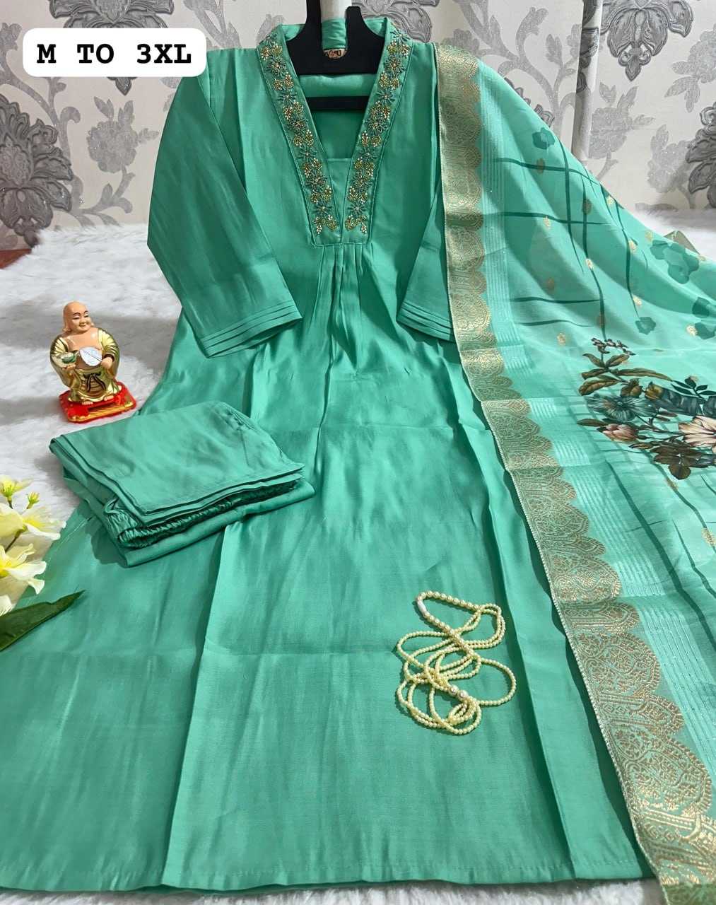 YNF MUSLIN KESH256 RNF01 SUITS & DRESSES WHOLESALE PRINTED LONG KURTI MUSLIN SUITS MANUFACTURER