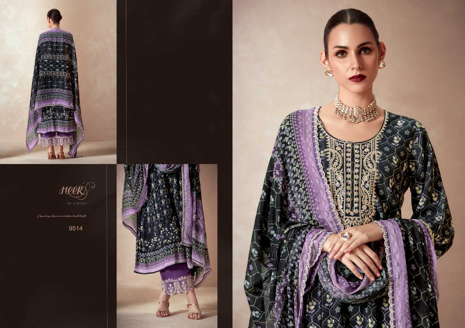 YNF MUSLIN KIMORA KESH236 KIMORA CLOTHING BRANDS WHOLESALE SUIT MANUFACTURER