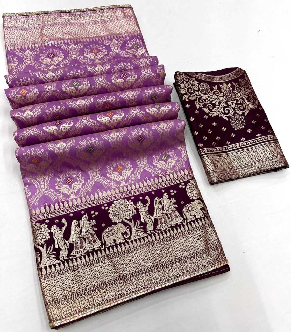 YNF MUSLIN SILK KESH267 RSJD11 SAREES WHOLESALE SAREES EMBROIDERY WEDDING TRADITIONAL SAREES MANUFACTURER