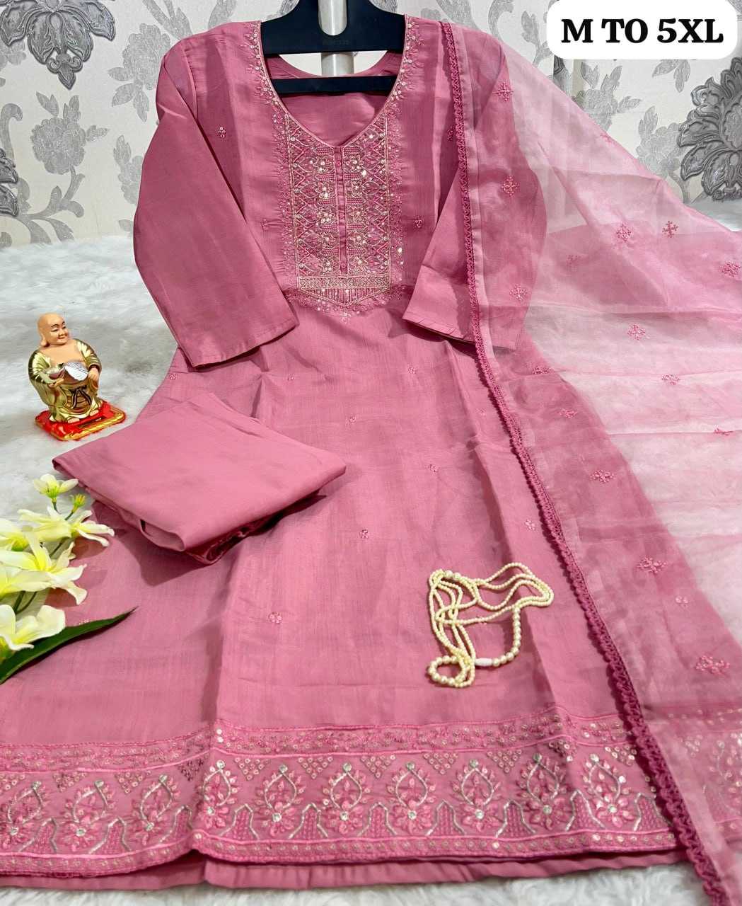 YNF ORGANZA KESH256 RNF19 SUITS & DRESSES WHOLESALE LINE WEDDING LADIES SUITS MANUFACTURE