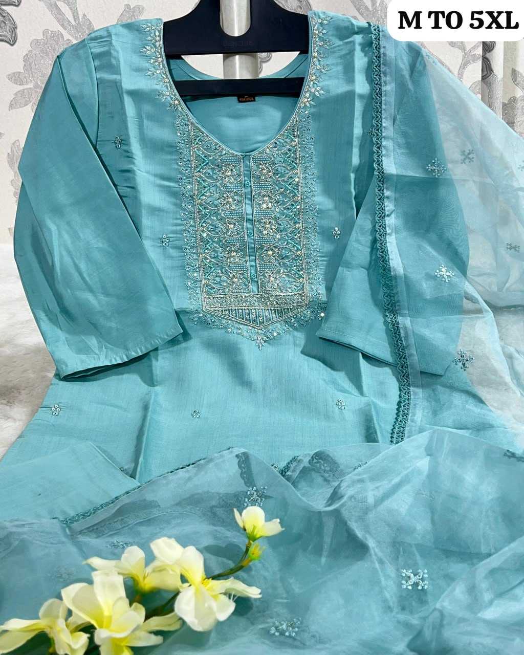 YNF ORGANZA KESH256 RNF19 SUITS & DRESSES WHOLESALE LINE WEDDING LADIES SUITS MANUFACTURE