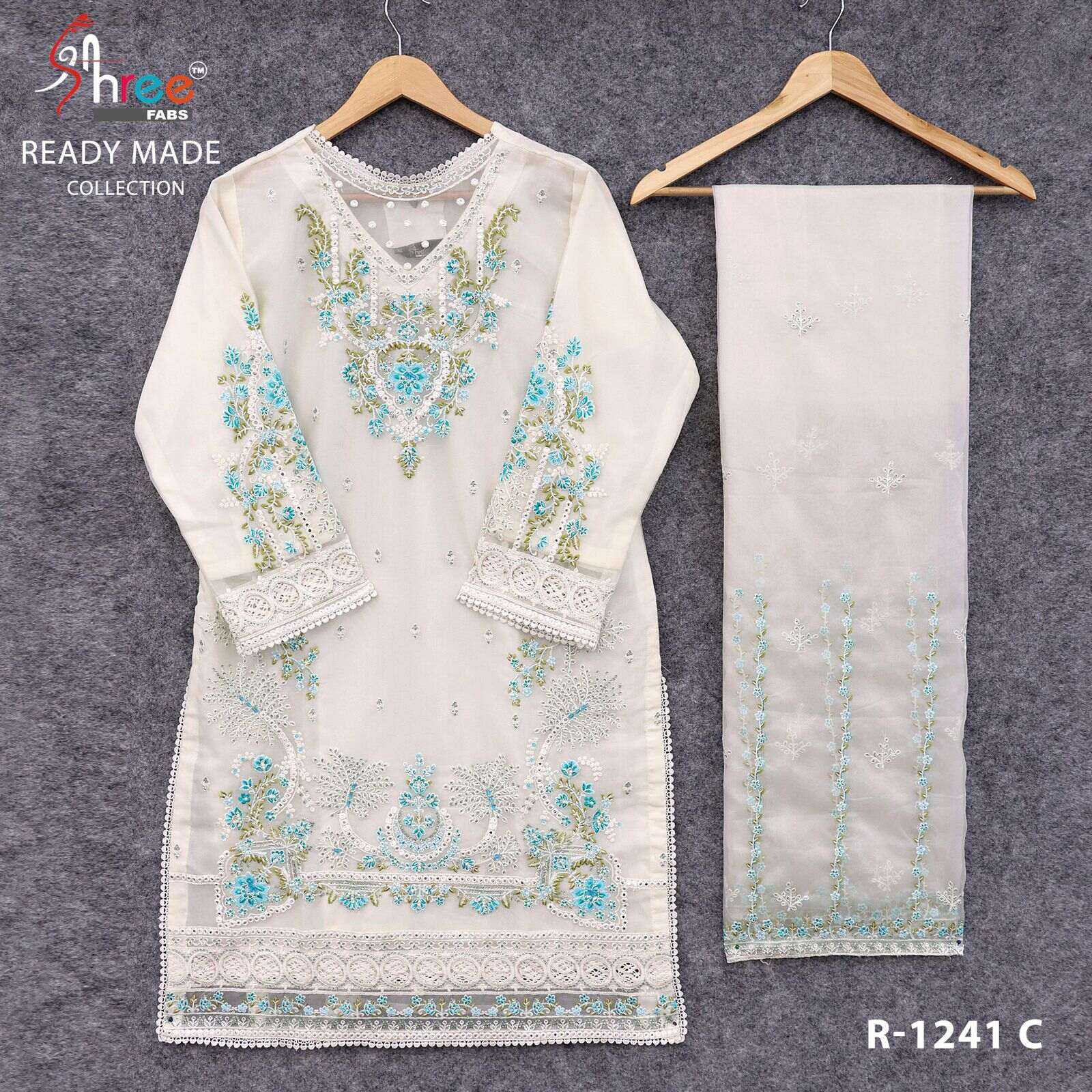 YNF ORGANZA SHREE FABS RIN145 MRD09 CLOTHING BRANDS WHOLESALE SUIT MANUFACTURER