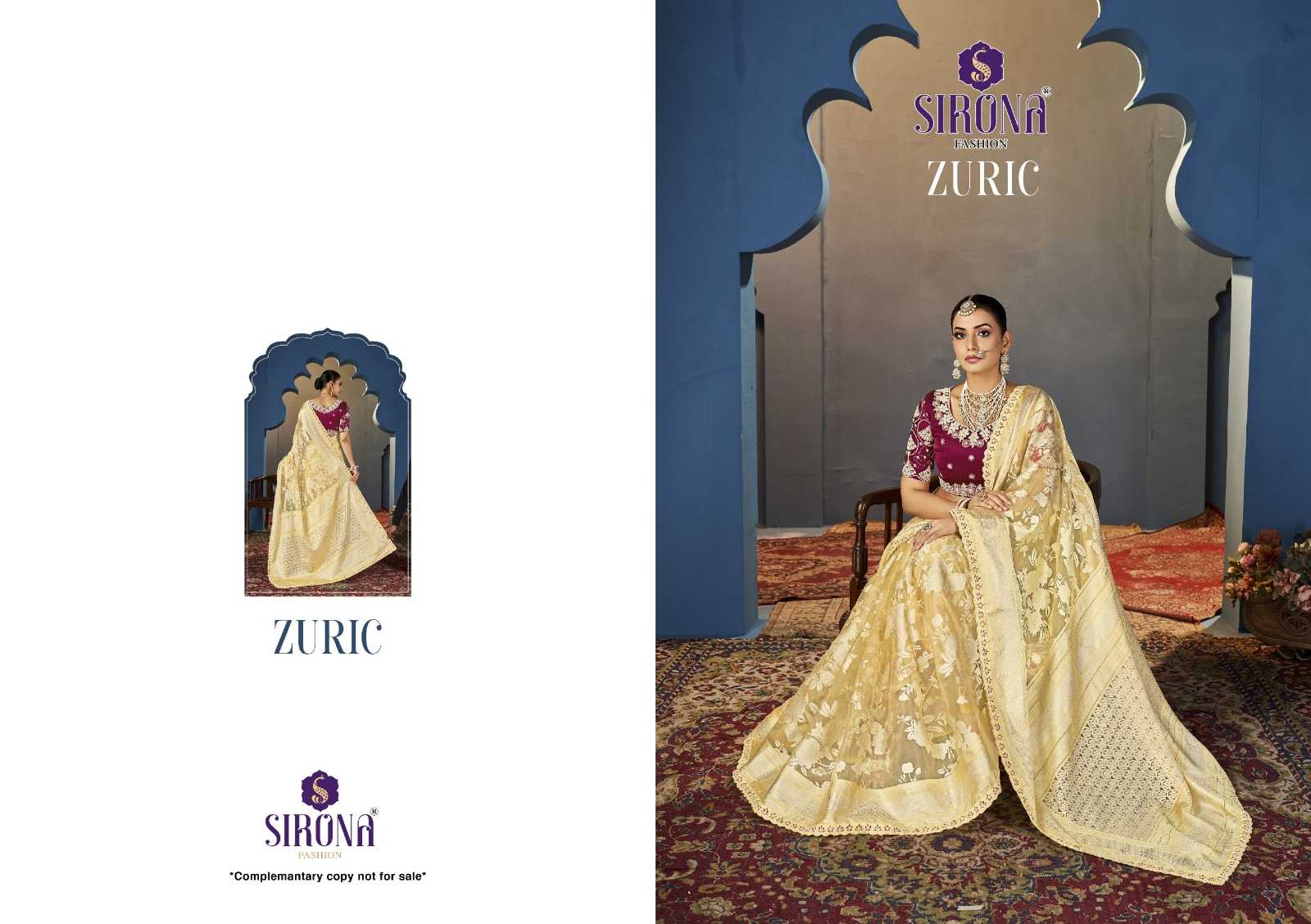 YNF ORGANZA SIRONA FASHION KESH113 Zuric CLOTHING BRANDS WHOLESALE SAREES MANUFACTURER