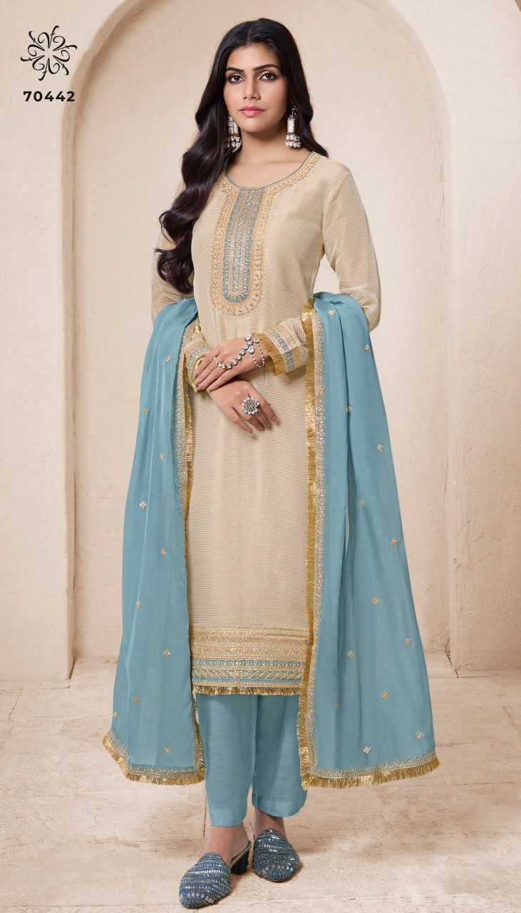 YNF ORGANZA VINAY KESH233 KULEESH CLOTHING BRANDS WHOLESALE SUITS MANUFACTURER