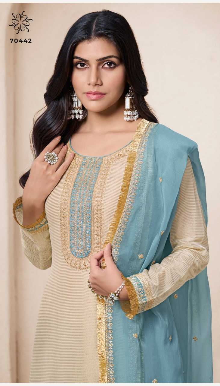 YNF ORGANZA VINAY KESH233 KULEESH CLOTHING BRANDS WHOLESALE SUITS MANUFACTURER