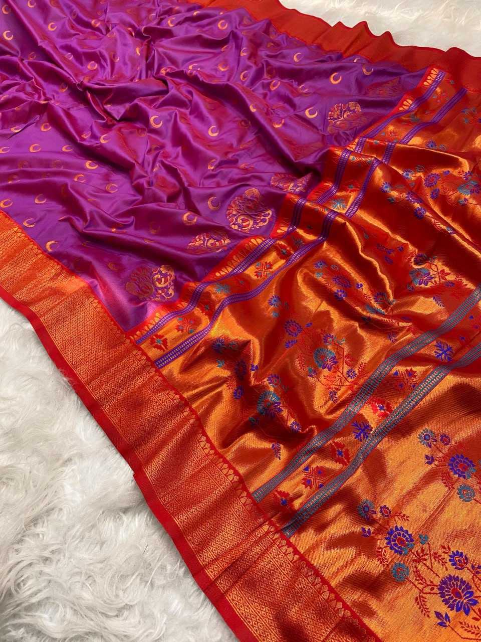 YNF PAITHANI SILK RIN150 Chandrakore Paithani SAREES WHOLESALE FESTIVEL PAITHANI SOFT SILK SAREES MANUFACTURER