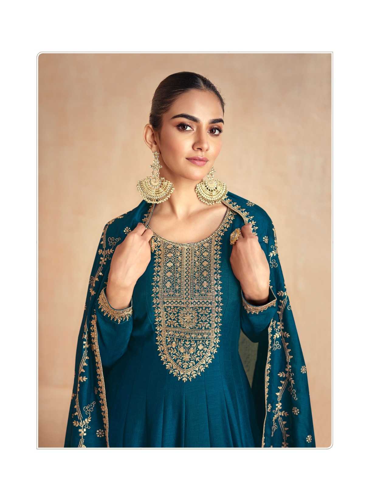 YNF PREMIUM SILK AASHIRWAD KESH233 TANISHA CLOTHING BRANDS WHOLESALE GOWNS MANUFACTURER
