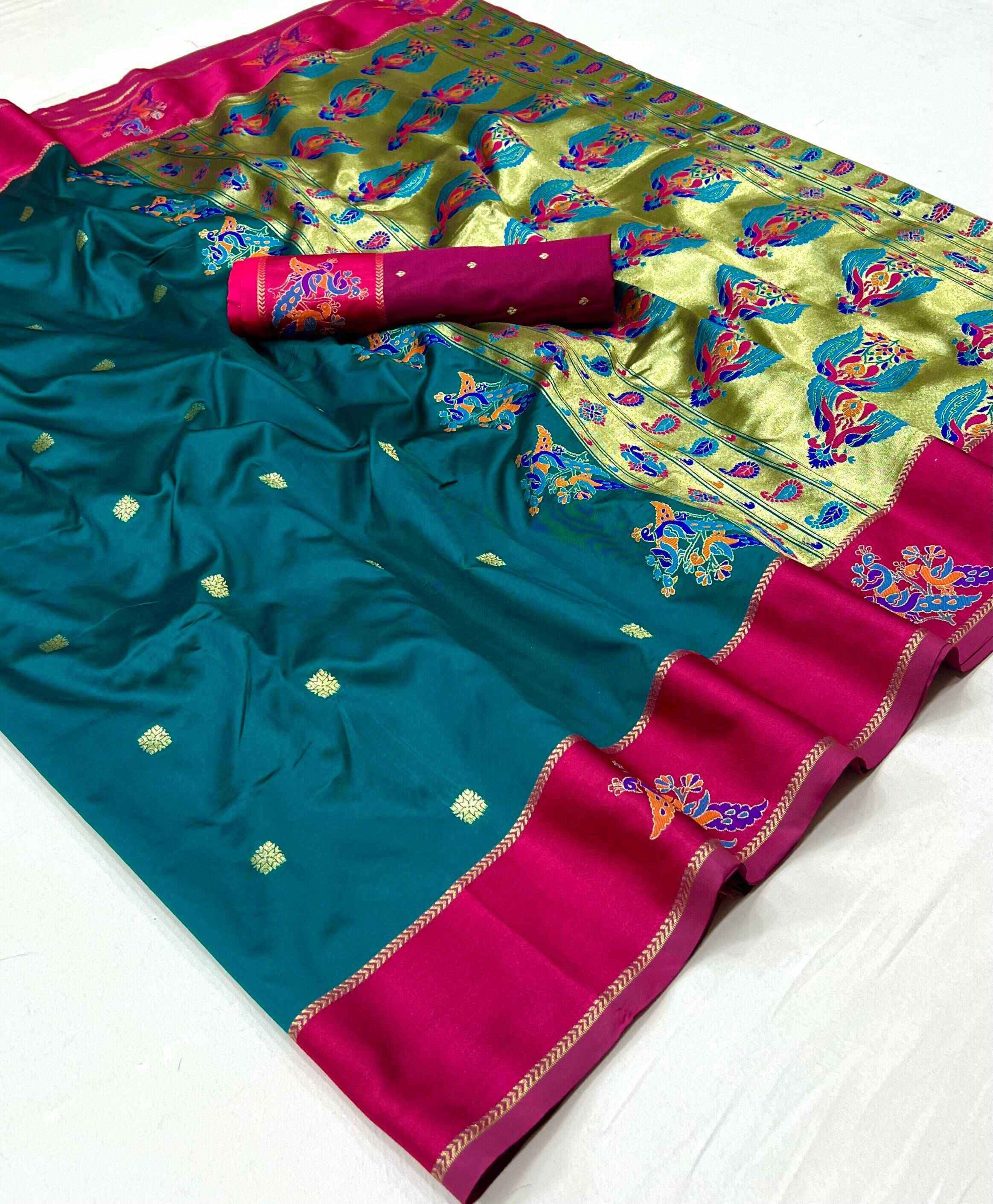 YNF PURE SOFT KANCHIVRAM  KESH392 VAI06 SILK SAREES WHOLESALE PAITHANI KANJEEVARAM PURE ZARI SILK SAREES MANUFACTURER 