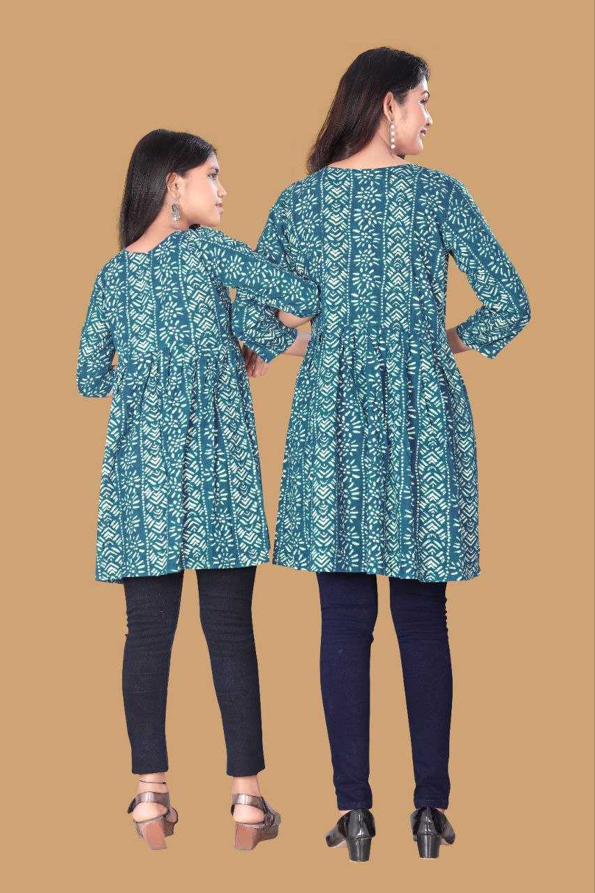 YNF RAYON RIN191 CHAND SITARE WHOLESALE MOTHER & DAUGHTER COMBO MANUFACTURER