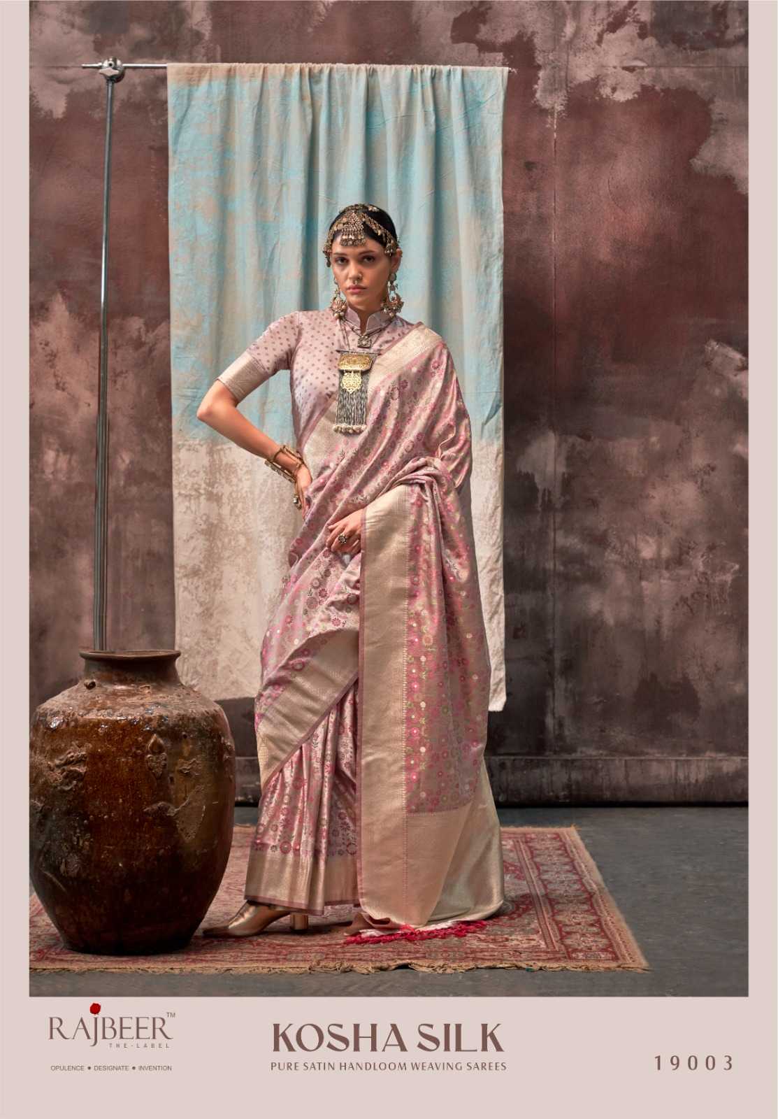 YNF SATIN RAJ BEER KESH113 Kosha CLOTHING BRANDS WHOLESALE SUIT MANUFACTURER