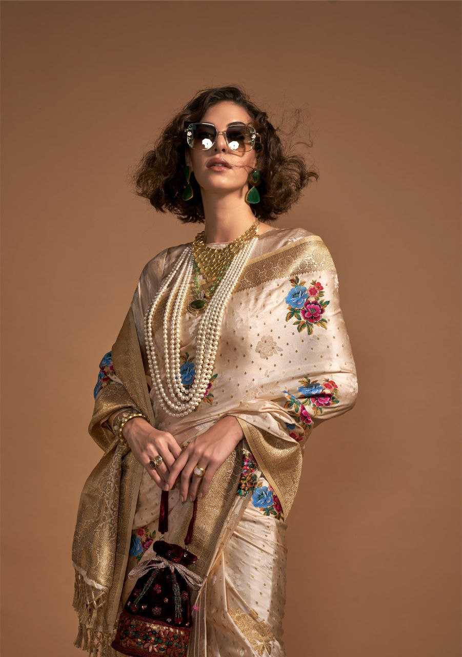 YNF SATIN RAJ TEX RIN195 KHALISSI SILK CLOTHING BRANDS WHOLESALE SAREES MANUFACTURER