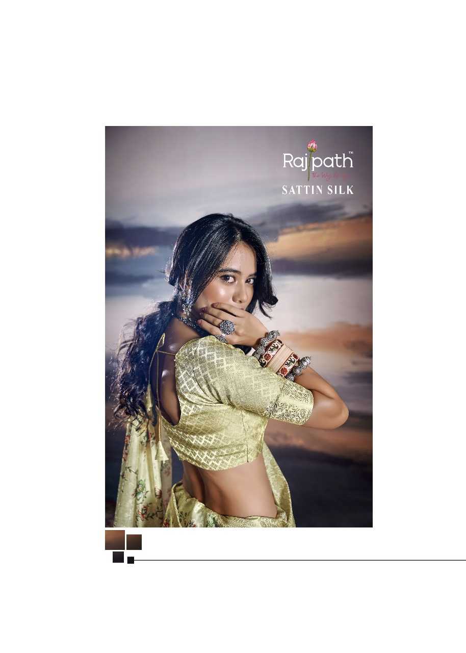 YNF SATIN RAJPATH KESH235 Pratishtha Silk CLOTHING BRANDS WHOLESALE SAREE MANUFACTURER