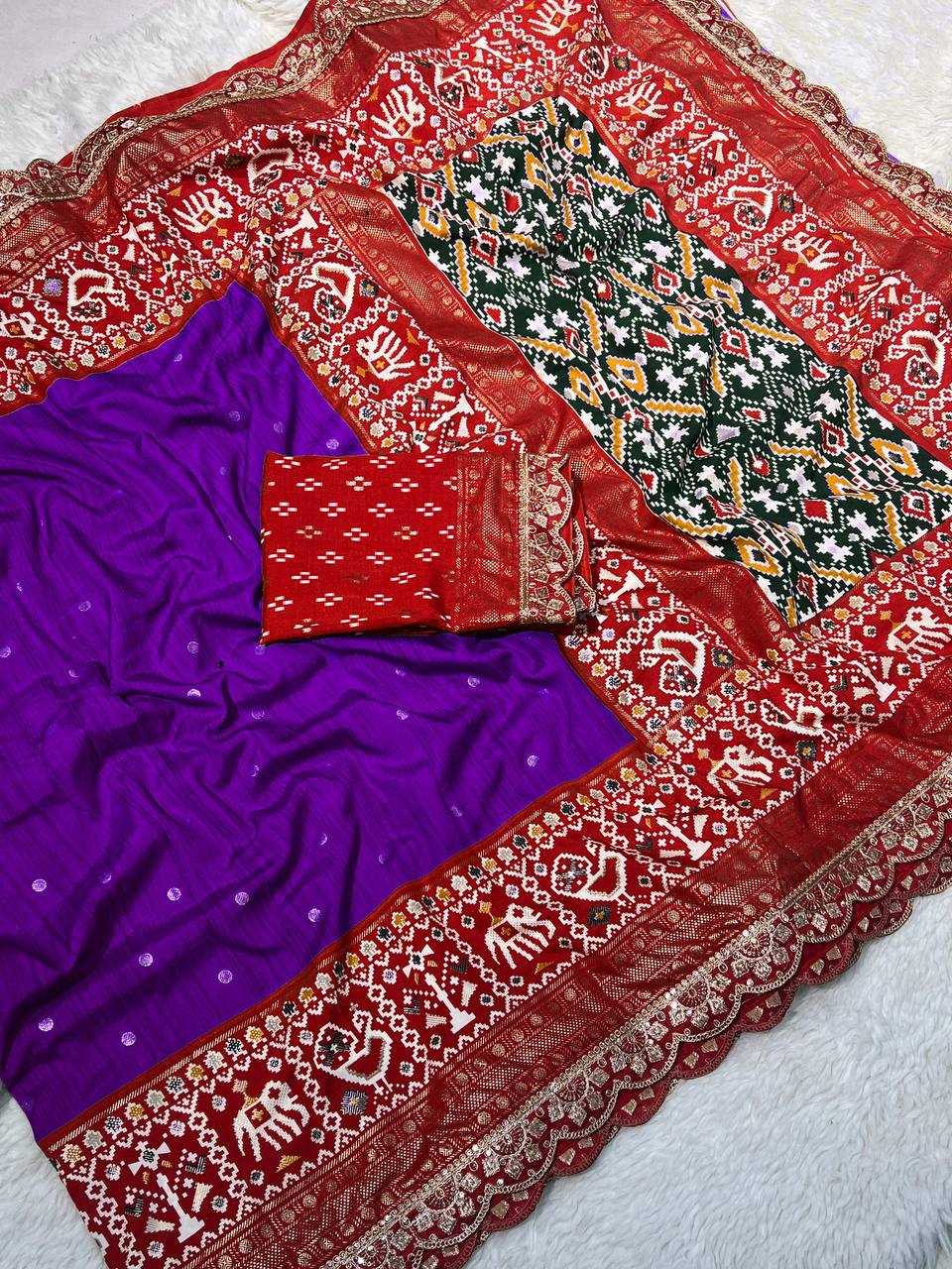 YNF SILK KESH169 1302 SAREES WHOLESALE EMBRODERY CUTWORK IKKAT SILK SAREES MANUFACTURER