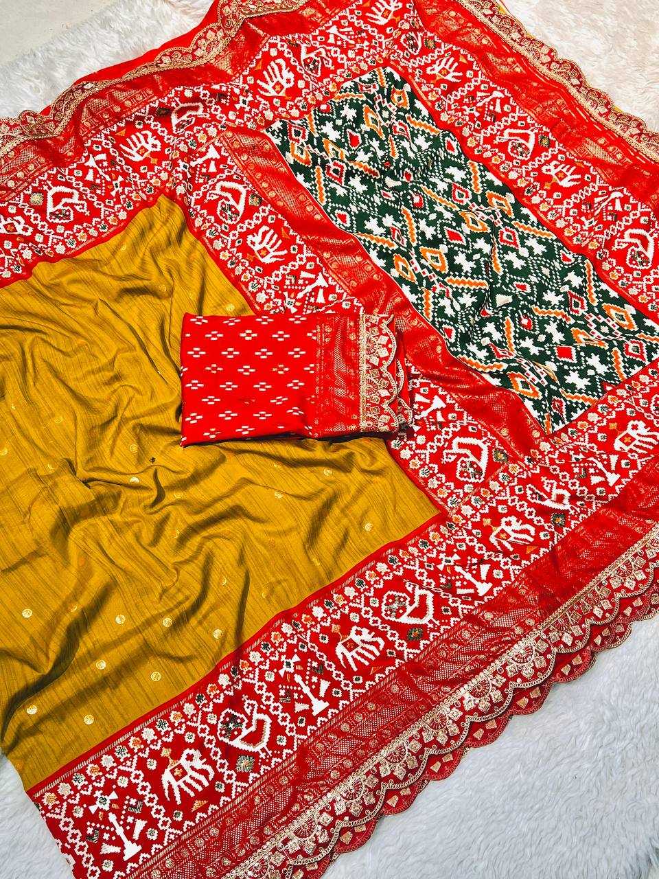 YNF SILK KESH169 1302 SAREES WHOLESALE EMBRODERY CUTWORK IKKAT SILK SAREES MANUFACTURER