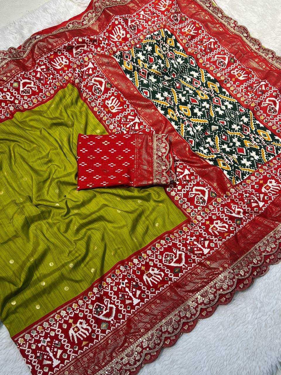 YNF SILK KESH169 1302 SAREES WHOLESALE EMBRODERY CUTWORK IKKAT SILK SAREES MANUFACTURER