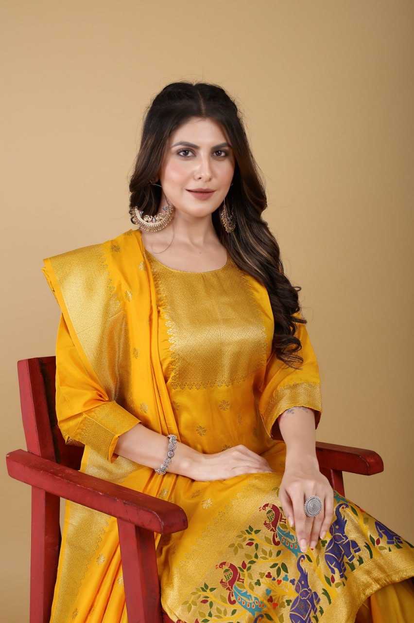 YNF SOFT SILK KESH234 DSF04 SUIS & DRESSES WHOLESALE PRINTED SILK SEMI STITCHED SUITS MANUFACTURER