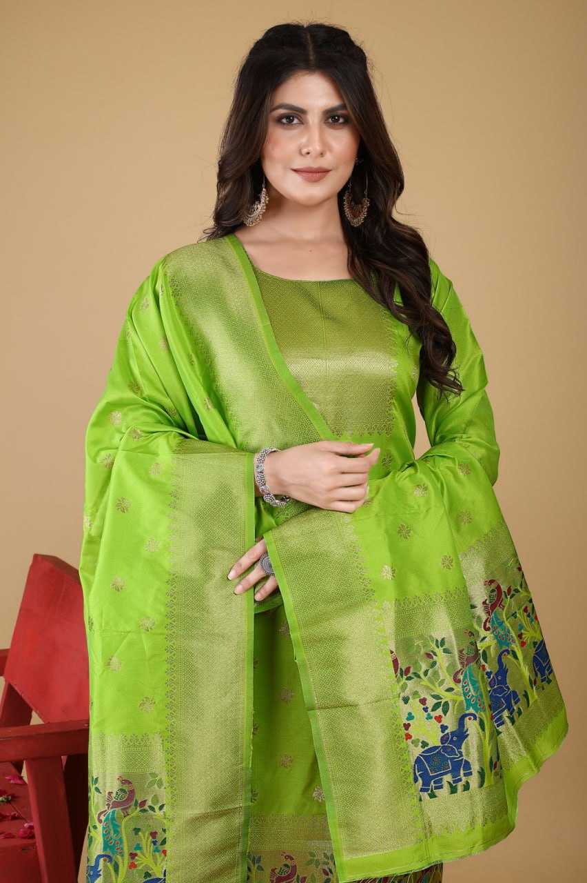 YNF SOFT SILK KESH234 DSF04 SUIS & DRESSES WHOLESALE PRINTED SILK SEMI STITCHED SUITS MANUFACTURER