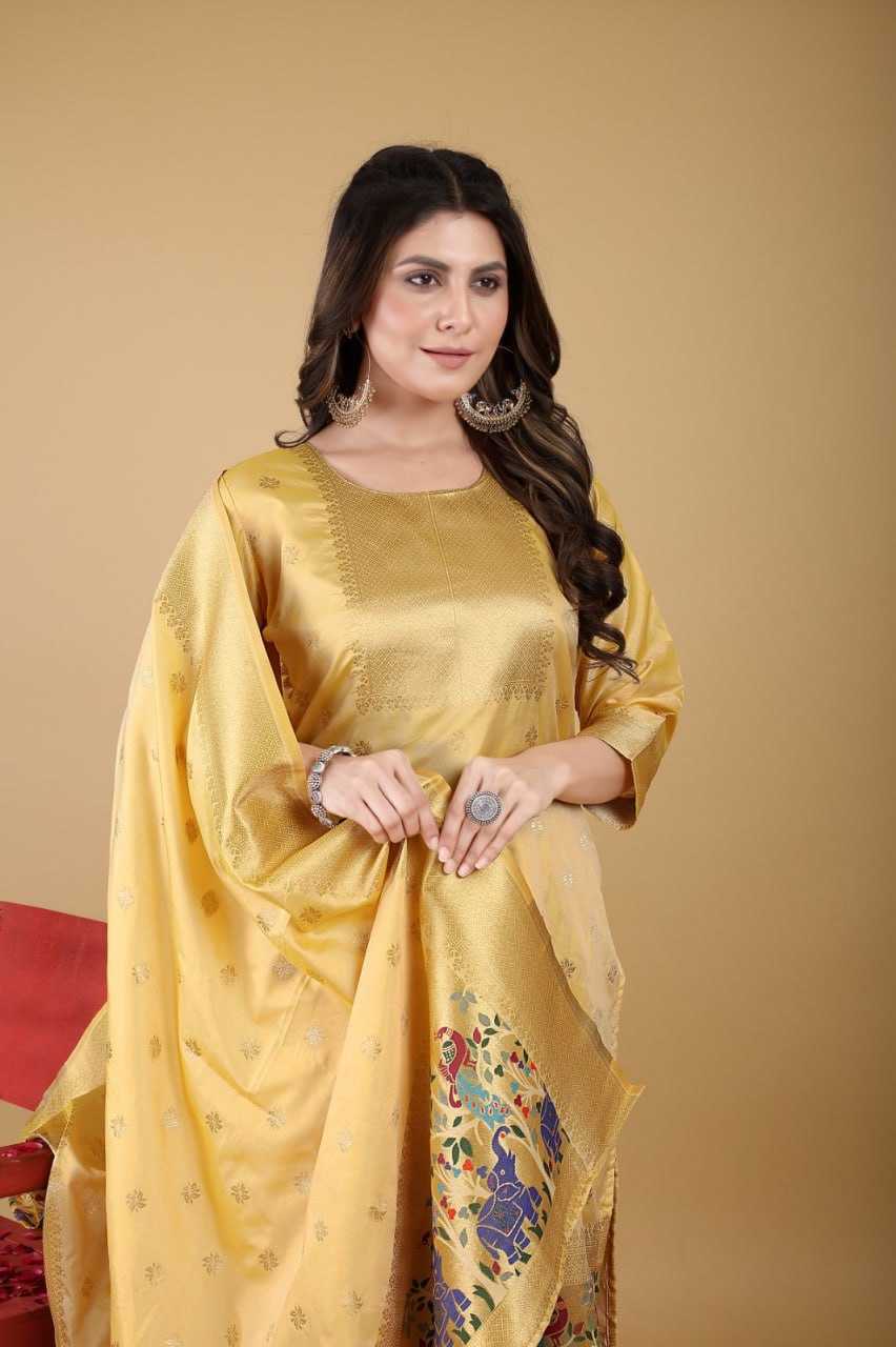 YNF SOFT SILK KESH234 DSF04 SUIT S DRESSES WHOLESALE UNSTITCHED SILK LADIES PRINTED SUITS MANUFACTURER