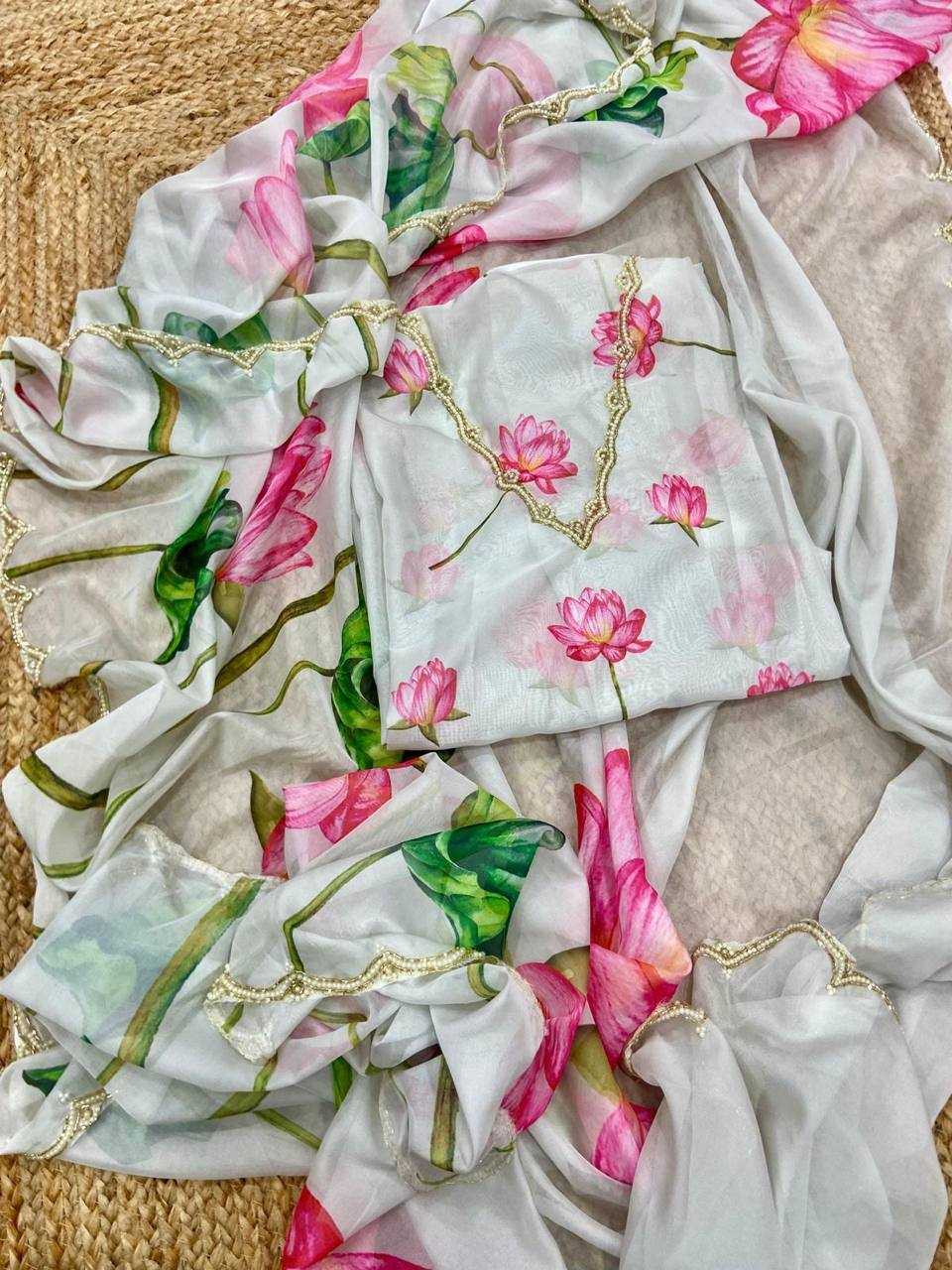 YNF SOFT SILK KESH250 RGF03 SAREES WHOLESALE PRINTED HAND WORK SILK SAREES MANUFACTURER